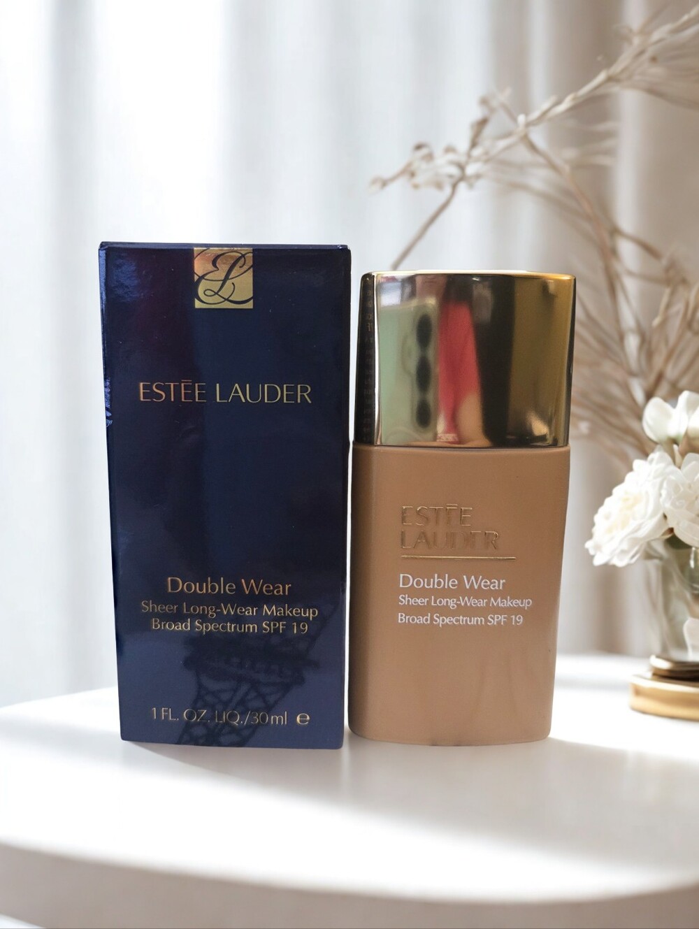 Estée Lauder Double Wear Sheer Long-Wear Makeup SPF 19 – 5W1 Bronze NIB